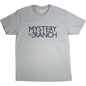 MYSTERY RANCH Logo Tee - Stone Heather (Front)
